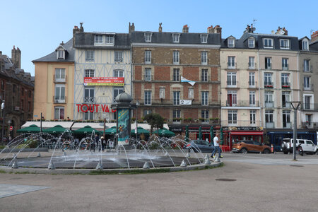 20210831 Saint-Martin-Plage - Dieppe, IMG_2996 La fontaine du Quai Henri IV, Dieppe