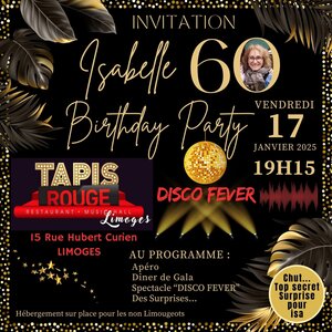 2025-01 ANNIVERSAIRE ISABELLE 60 ANS, AA 000