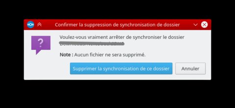 Nextcloud - Dossier synchro, NC_Supprimer_synchro